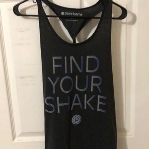 Pure Barre twisted back tank. Sz M